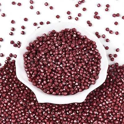 Baking Paint Pearlized Glass Seed Beads SEED-T007-21A-09-1