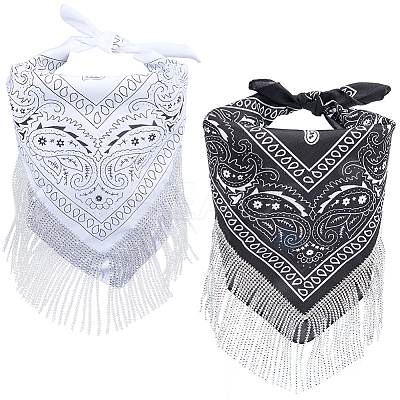 2Pcs 2 Colors Versatile Outdoor Cycling Bandana for Women OHAR-CY0001-21A-1
