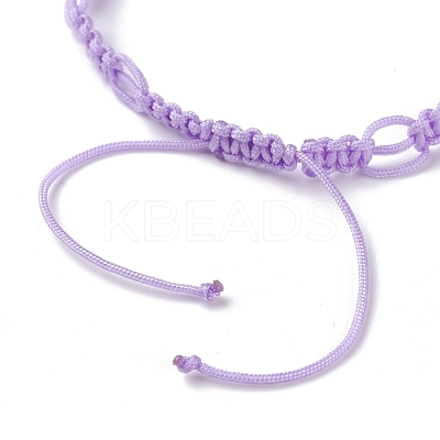 Nylon Thread Braided Anklet AJEW-AN00463-1