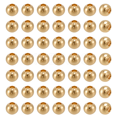 500Pcs Brass Beads KK-ME0001-72-1