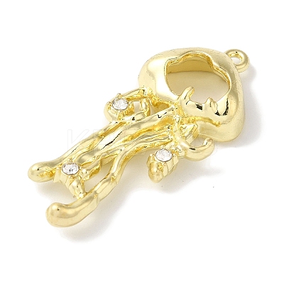 Rack Plating Alloy Pendants FIND-I039-014G-1