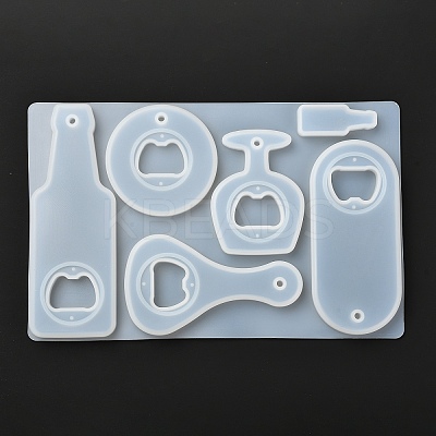 Mixed Shapes Silicone Beer Opener Molds DIY-I065-11-1
