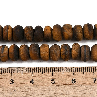 Natural Tiger Eye Beads Strands G-P575-A05-8x5mm-01-1