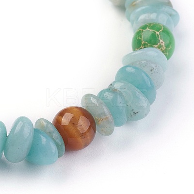 Chakra Jewelry Stretch Bracelets BJEW-JB03941-03-1