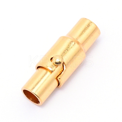 Brass Magnetic Clasps STAS-WH0038-07G-1