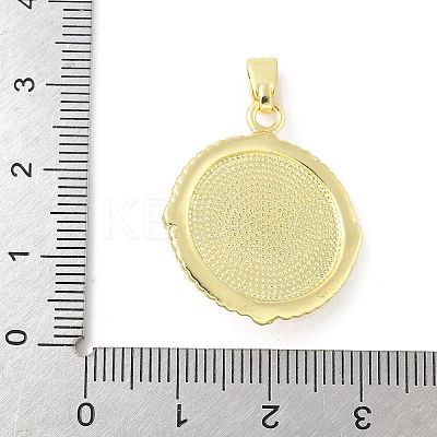 Brass Enamel Pendants KK-Z101-09G-F02-1