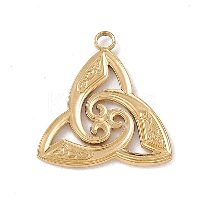 Ion Plating(IP) 304 Stainless Steel Pendants STAS-K242-10G-1
