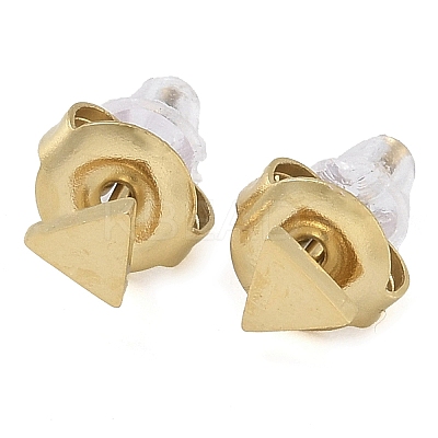 Ion Plating(IP) 304 Stainless Steel Stud Earrings for Women EJEW-B109-04A-G-1