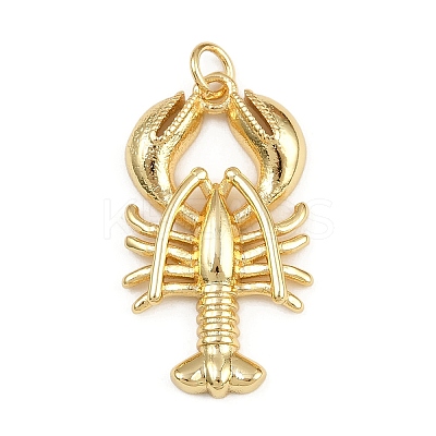 Brass Pendants KK-C116-01B-G-1
