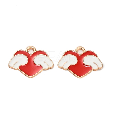 Alloy Enamel Pendants ENAM-G229-09G-01-1