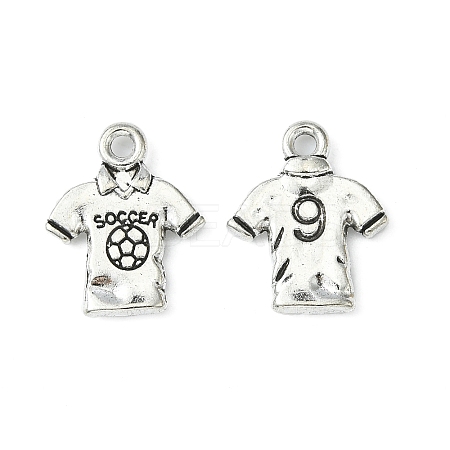 Tibetan Style Alloy T-Shirt Pendants LS-EA8750Y-1