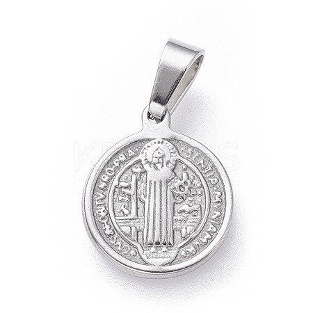 Non-Tarnish 304 Stainless Steel Pendants X-STAS-H458-36P-D-1