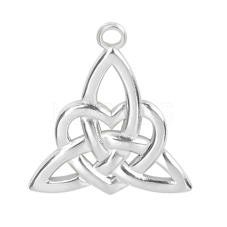 Non-Tarnish 201 Stainless Steel Pendants FIND-PW0004-26P-1