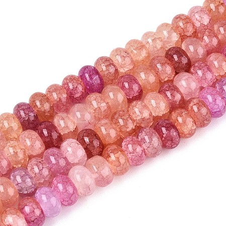 Glass Beads Strands GLAA-N059-5x8mm-24-1