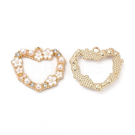 Alloy Enamel Pendants ENAM-C005-25G-02-1