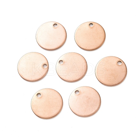 Ion Plating(IP) 304 Stainless Steel Charms STAS-K112-02RG-1