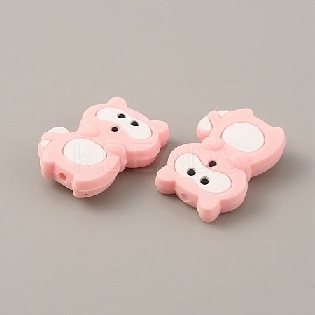 Food Grade Eco-Friendly Silicone Beads LS-SIL-WH0012-016C-1