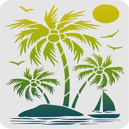 Large Plastic Reusable Drawing Painting Stencils Templates DIY-WH0202-232-1