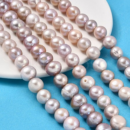 Natural Cultured Freshwater Pearl Beads Strands PEAR-I007-07S-01B-1