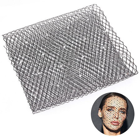 Polyester Mesh Tulle Fabric FIND-WH0126-389A-1