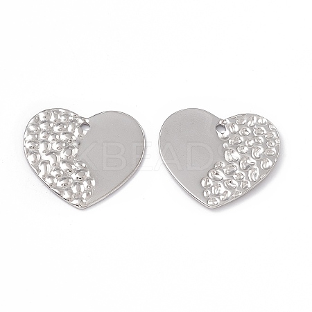 Non-Tarnish 304 Stainless Steel Pendants STAS-B031-17P-1