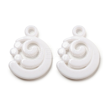 Opaque Acrylic Pendants SACR-L007-044C-1