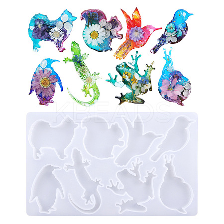 DIY Animal Ornament Silhouette Silicone Molds ZODI-PW0001-021-1