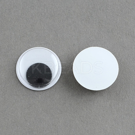 Black & White Large Wiggle Googly Eyes Cabochons DIY Scrapbooking Crafts Toy Accessories X-KY-S002-50mm-1
