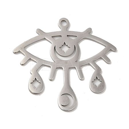 Non-Tarnish 201 Stainless Steel Pendants STAS-B049-03P-1