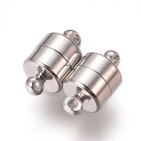 Brass Magnetic Clasps with Loops X-KK-I664-06P-1