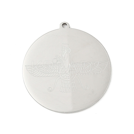 304 Stainless Steel Pendants STAS-G355-11P-1