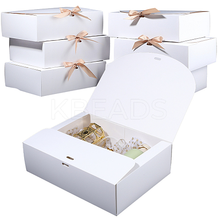 Folding Paper Gift Boxes with Ribbon CON-WH20001-11C-01-1