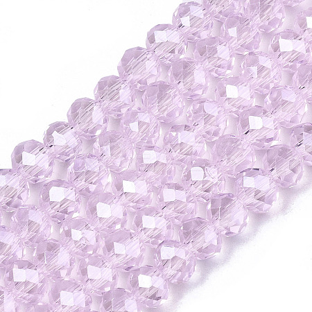 Electroplate Glass Beads Strands EGLA-A034-T3mm-A22-1