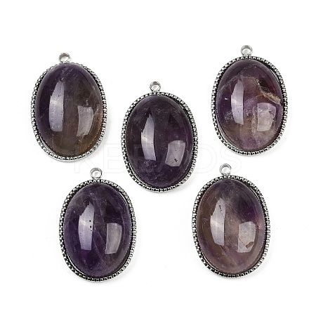Natural Amethyst Pendants STAS-F322-15P-01-1