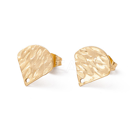 304 Stainless Steel Stud Earring Findings STAS-G270-02G-06-1