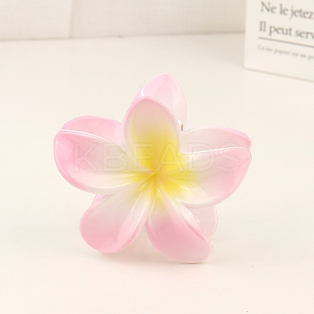 Plastic Claw Hair Clip OHAR-PW0003-036F-1