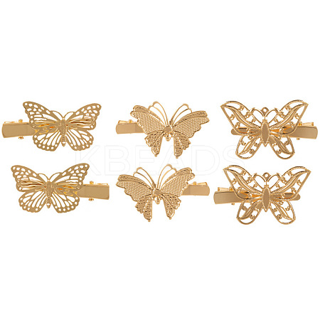 Alloy Alligator Hair Clips PW-WG08715-03-1