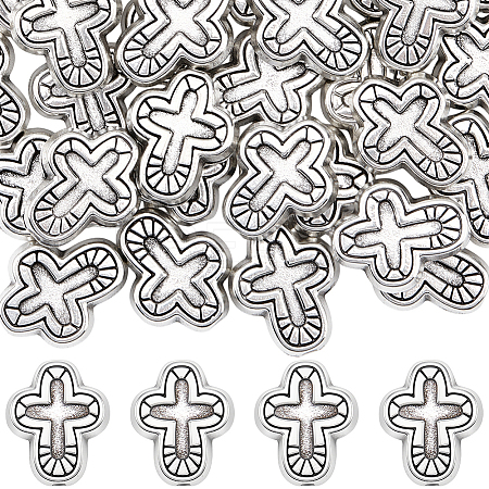 50Pcs Tibetan Style Alloy Beads FIND-SC0021-24-1