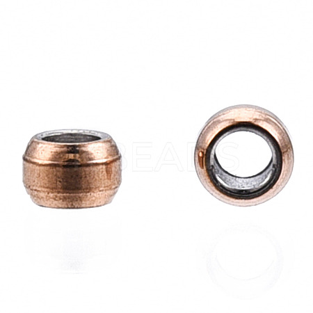 304 Stainless Steel Crimp Beads STAS-R065-80RG-1