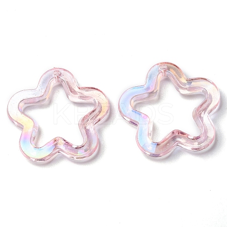 Transparent Acrylic Pendants MACR-Q160-04D-1