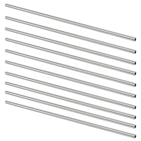 10Pcs 304 Stainless Steel Hollow Tube STAS-OC0001-31-1