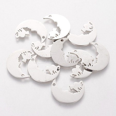 Non-Tarnish 201 Stainless Steel Pendants LS-STAS-S105-T486-1