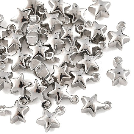 SHEGRACE Brass Star Charms XGR0109P-97P-1