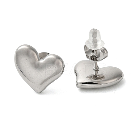 Non-Tarnish 304 Stainless Steel Stud Earrings LS-EJEW-U001-05P-02-1