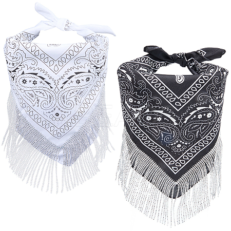 2Pcs 2 Colors Versatile Outdoor Cycling Bandana for Women OHAR-CY0001-21A-1