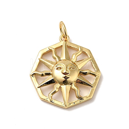 Rack Plating Brass Pendants LS-KK-H431-32G-1