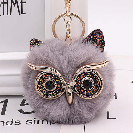 Pom Pom Ball Keychain KEYC-PW0002-033M-1