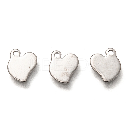 Non-Tarnish 304 Stainless Steel Charms STAS-H128-07P-1