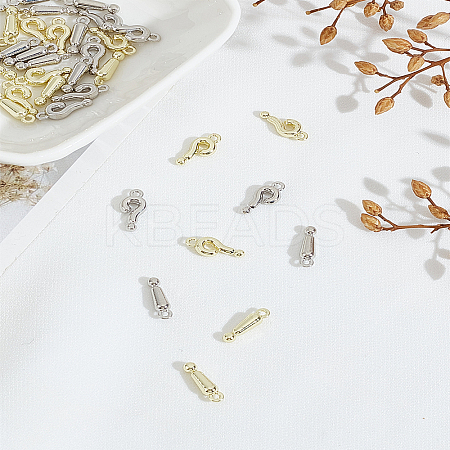 40Pcs 2 Styles Alloy Pendants FIND-LP0005-71-1