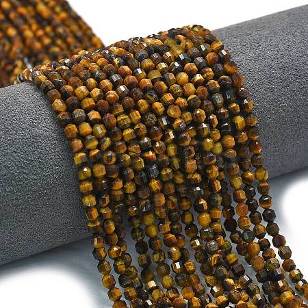 Natural Tiger Eye Beads Strands G-A260-A48-01-1